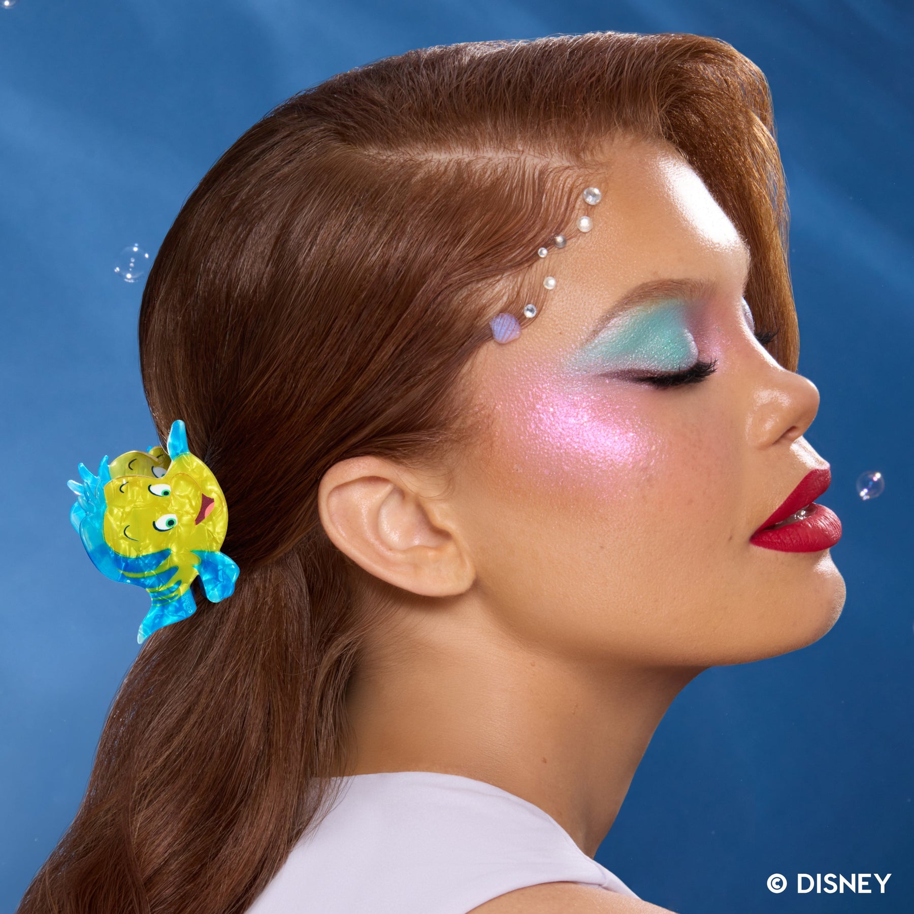 Flounder Hair Clip - Detailed Detail Artistry Finish